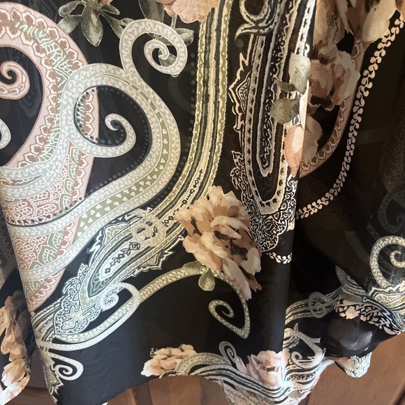 Womens sz 2X  BOB MACKIE WEARABLE ART Shear Kaftan Tunic Style - Picture 5 of 6